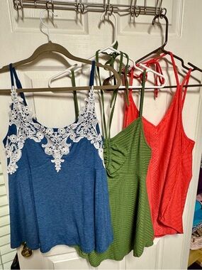 Bundle of 3 SHEIN 2X (Size 16) Summer Tanks